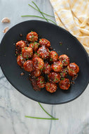 Honey Garlic Pork Meatballs With Steamed Rice & Veggies