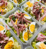Chicken Caesar Salad With Croutons & Dressing