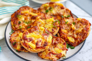 Mini English Hawaiin Pizzas