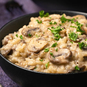 Creamy Zucchini & Mushroom Risotto