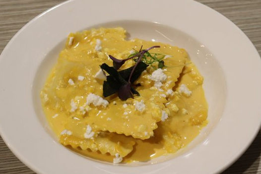 Roasted Pumpkin Spinach & Feta Ravioli