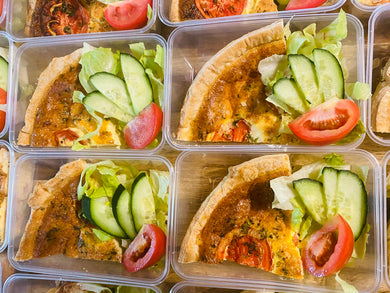 Pumpkin, Feta & Spinach Quiche