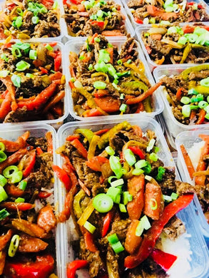 Beef & Black Bean Stir Fry With Rice