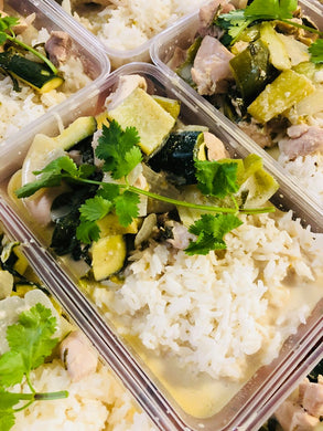 Thai Green Chicken Curry & Rice