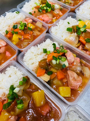 Sweet & Sour Chicken With Rice